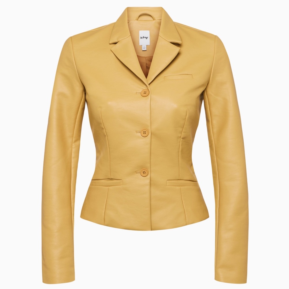 KHY Tan Blazer Jacket and Skirt set - Picture 3 of 5